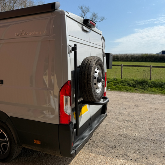 'The Hitchhiker' Wheel Carrier - Fiat Ducato / Citroen Relay / Peugeot Boxer (2014 - Present)