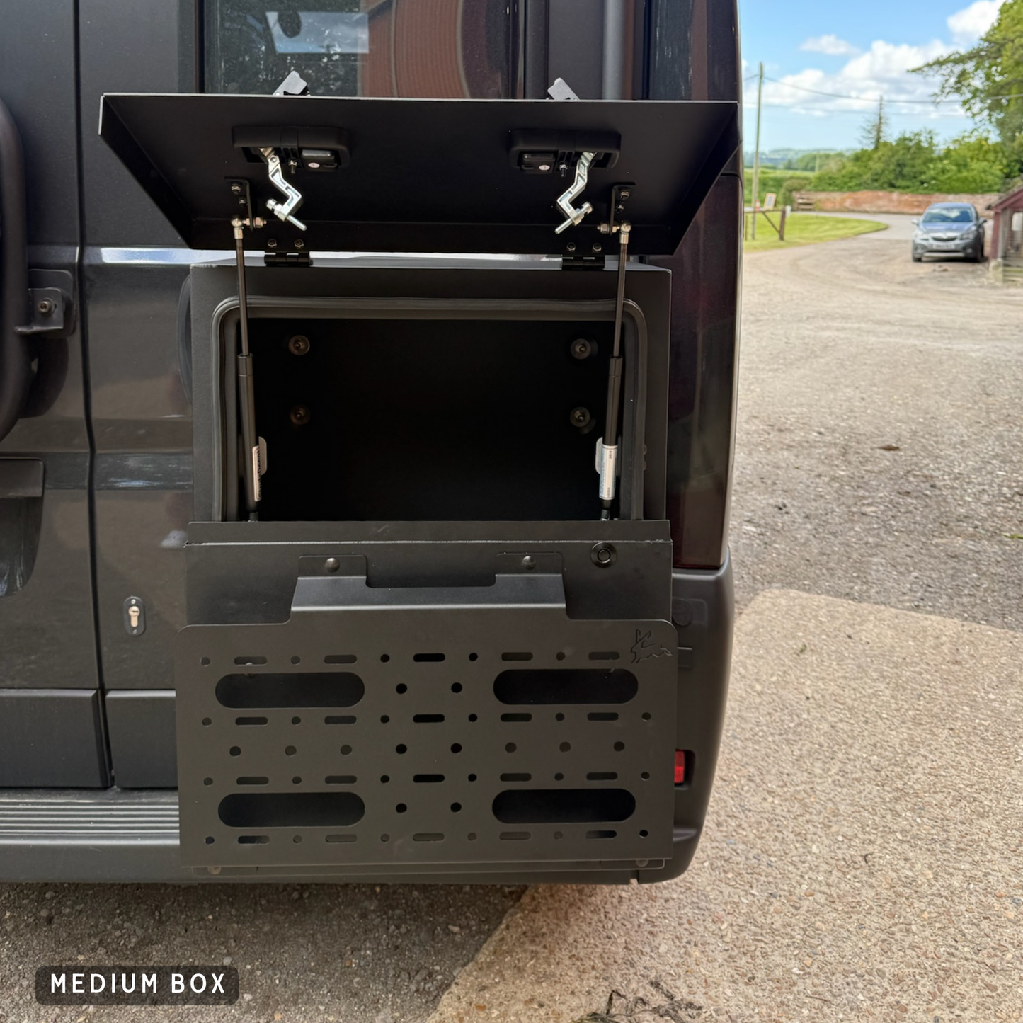 'The Mini-Backpacker' Rear Box Storage Carrier - Fiat Ducato / Citroen Relay / Peugeot Boxer (2014 - Present)