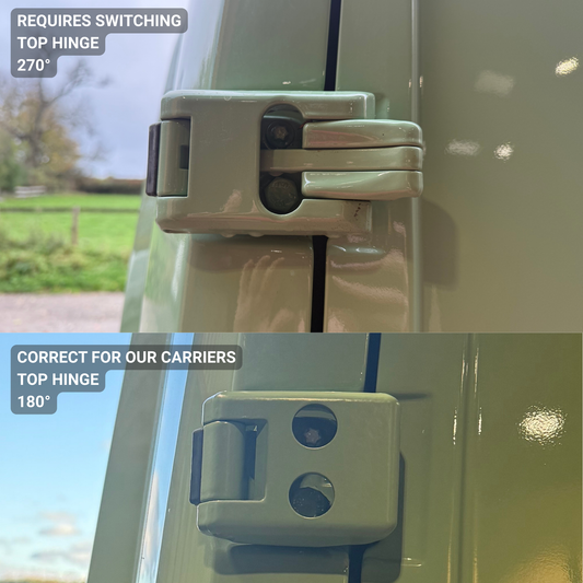 'The Mountaineer' Wheel Carrier and Ladder Combo - Mercedes Sprinter High Roof (2019 - Present)