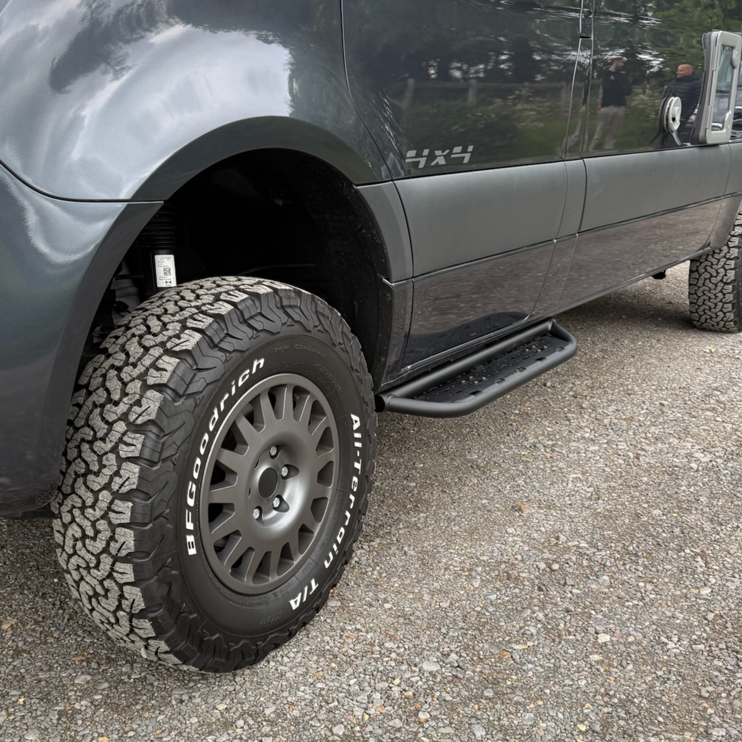'Pebble Sliders' - Cab Only Side Steps For Mercedes Sprinter (2019 - Present)