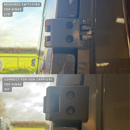 'The Mountaineer' Wheel Carrier and Ladder Combo - VW High Roof Crafter / MAN TGE (2018-Present)