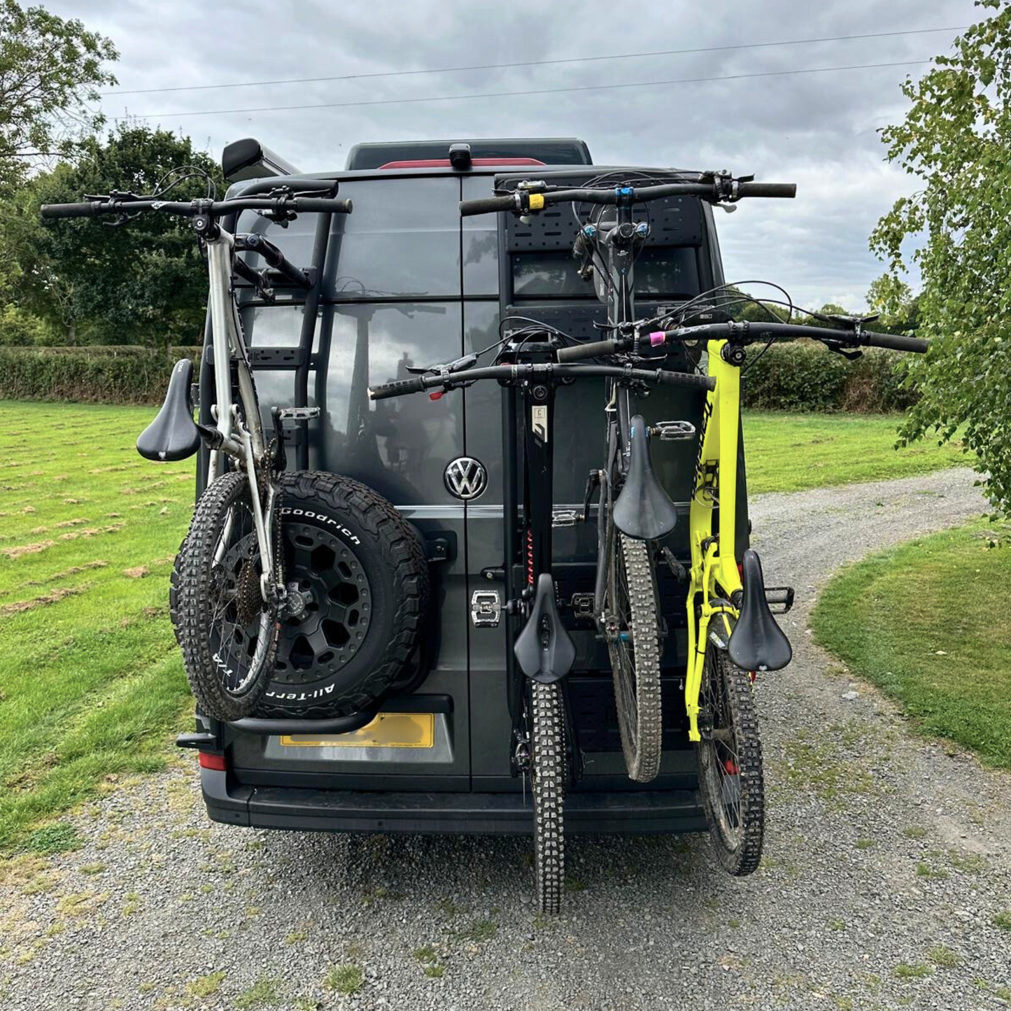 'The Extended Backpacker' 3 Bike Utility Carrier - VW Crafter / MAN TGE (2018-Present)