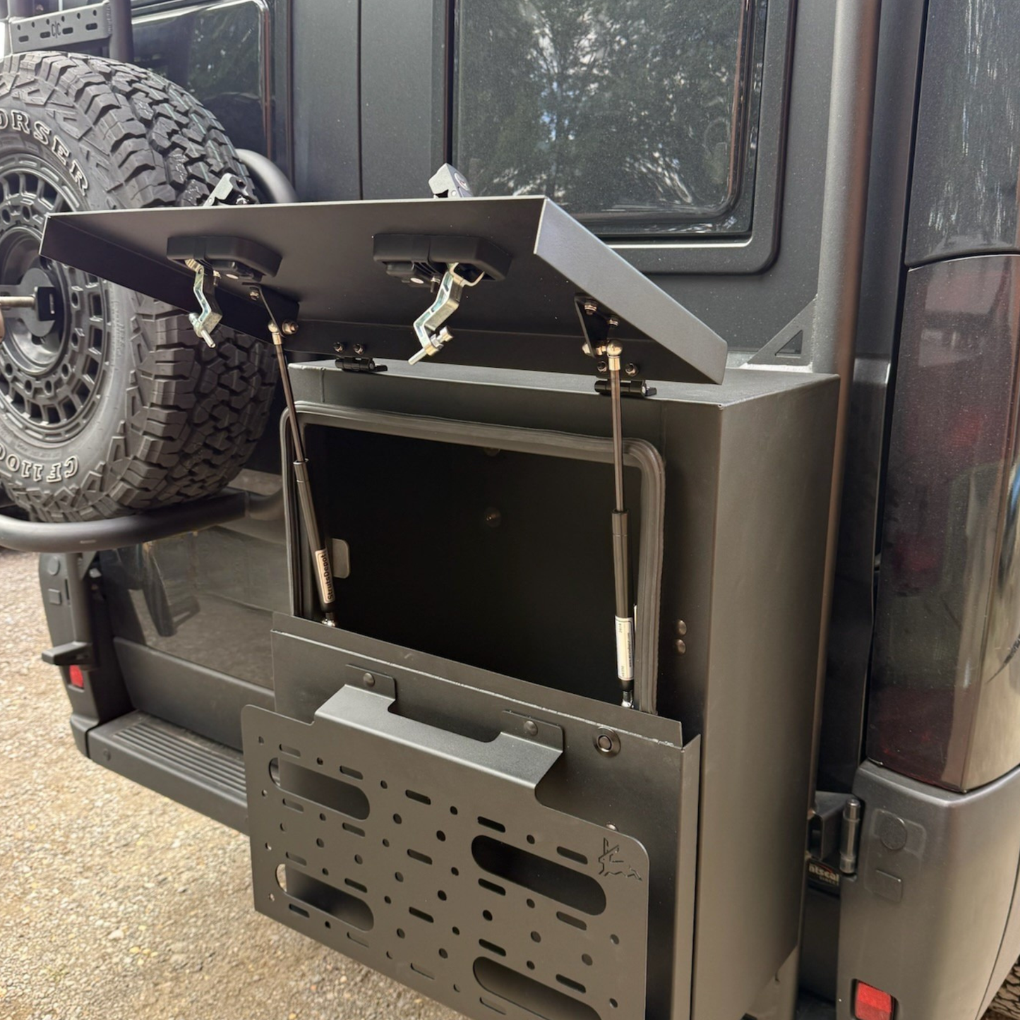 'The Mini-Backpacker' Rear Box Storage Carrier - Fiat Ducato / Citroen Relay / Peugeot Boxer (2014 - Present)