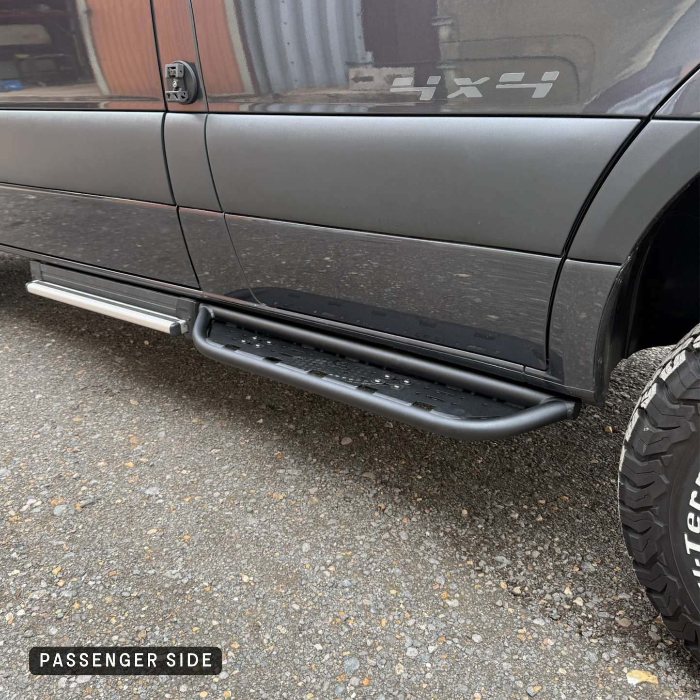 'Pebble Sliders' - Cab Only Side Steps For Mercedes Sprinter (2019 - Present)