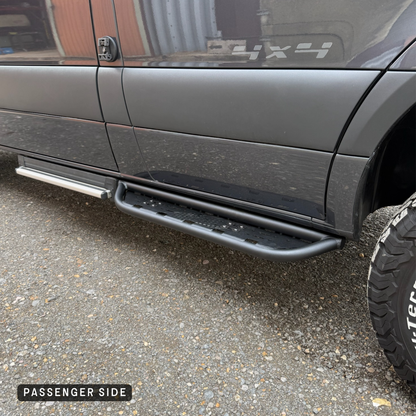 'Pebble Sliders' - Cab Only Side Steps For Mercedes Sprinter (2019 - Present)