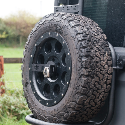 'The Mountaineer' Wheel Carrier and Ladder Combo - VW High Roof Crafter / MAN TGE (2018-Present)