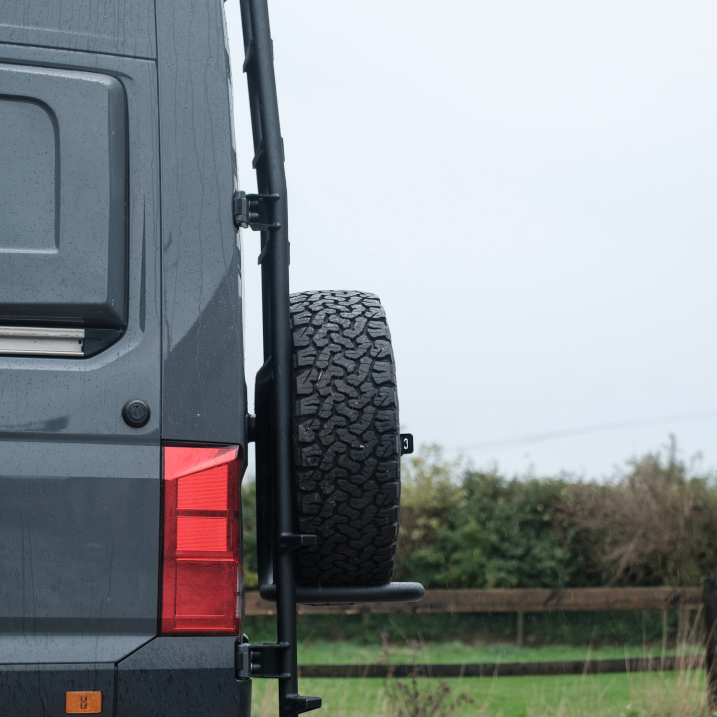 'The Mountaineer' Wheel Carrier and Ladder Combo - VW High Roof Crafter / MAN TGE (2018-Present)
