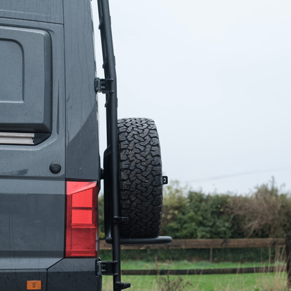 'The Mountaineer' Wheel Carrier and Ladder Combo - VW High Roof Crafter / MAN TGE (2018-Present)