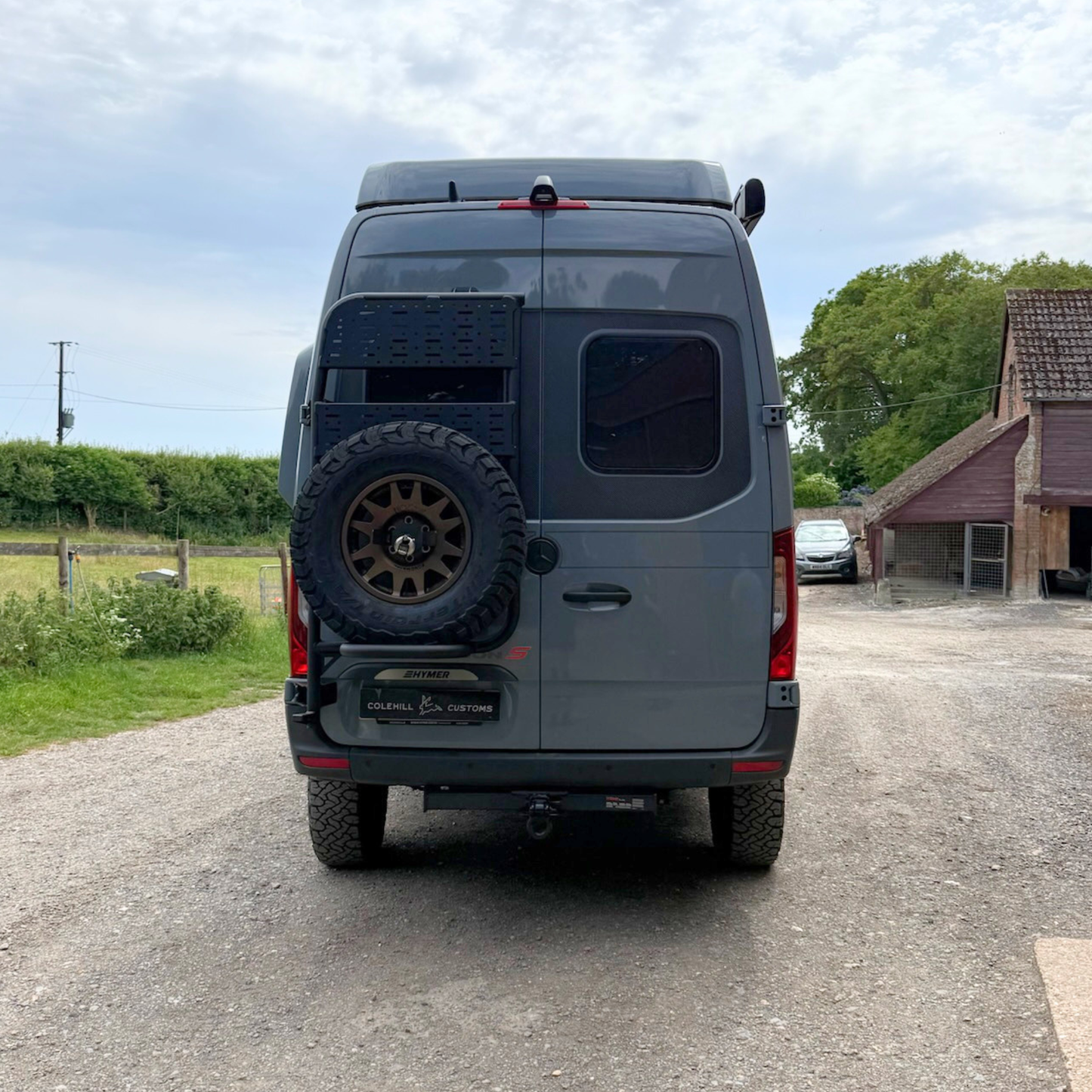 'The Storage Mountaineer' Wheel Carrier and Utility Carrier Combo  - Mercedes Sprinter High Roof (2019 - Present)