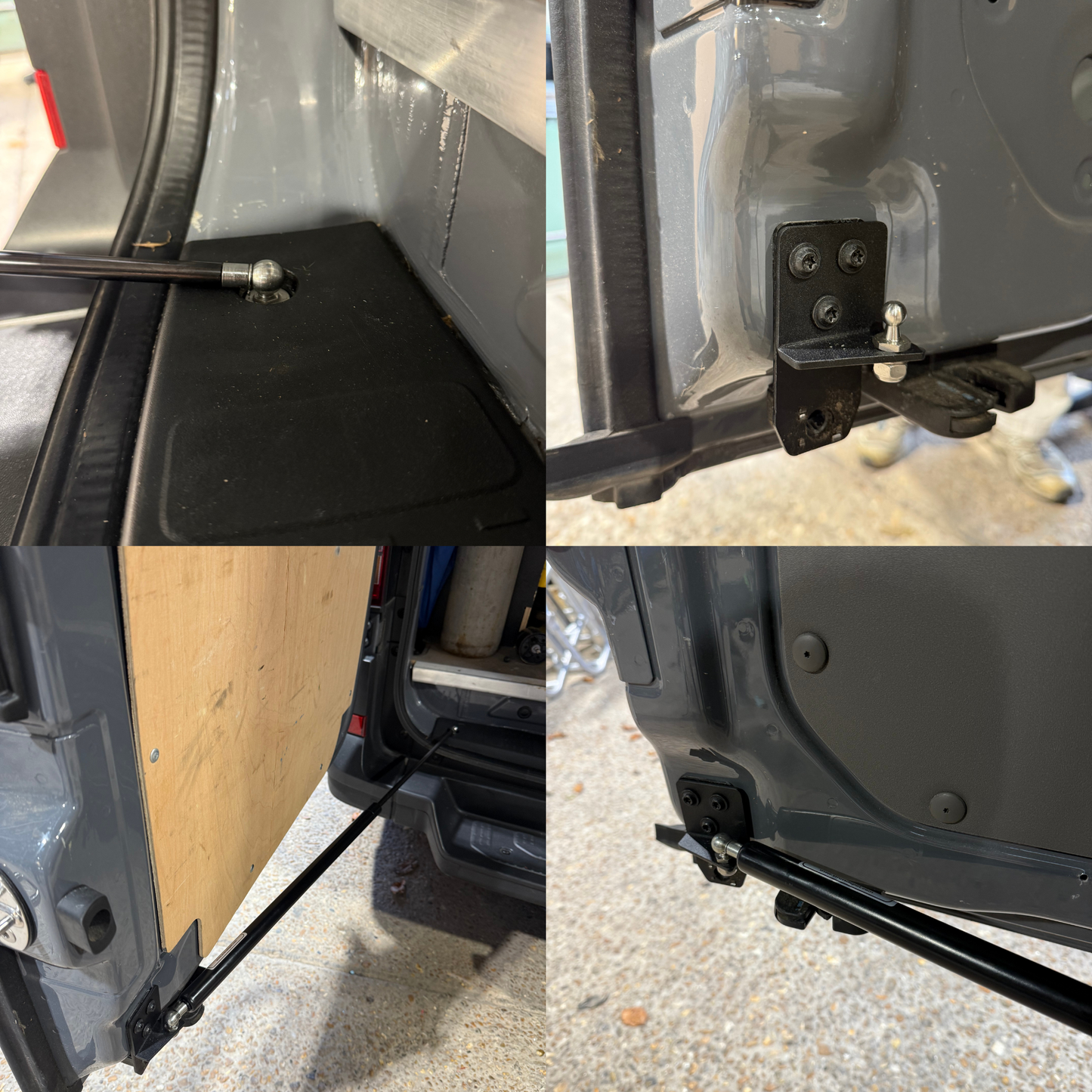 Full Rear Storage & Spare Wheel Kit -  VW High Roof Crafter / MAN TGE (2018-Present)