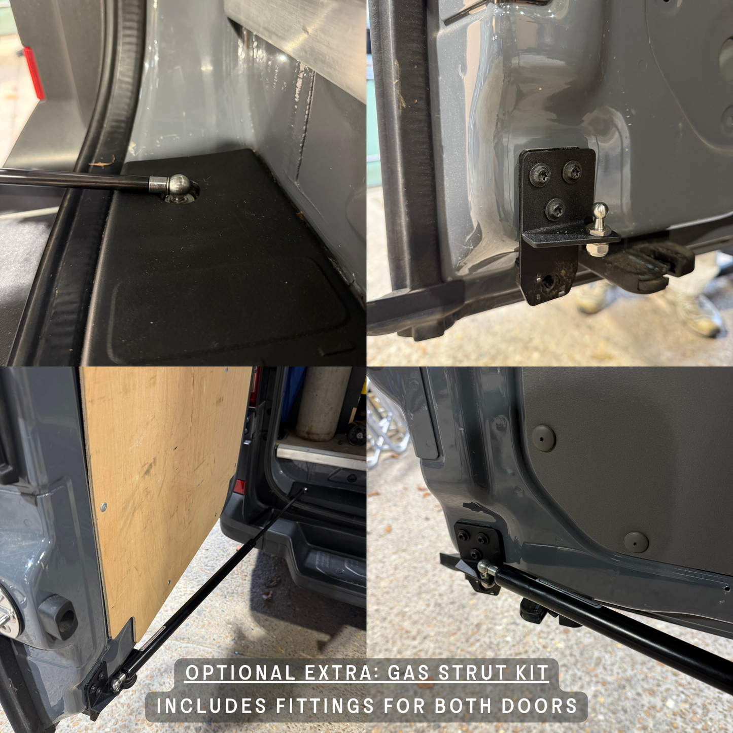 'The Mountaineer' Wheel Carrier and Ladder Combo - VW High Roof Crafter / MAN TGE (2018-Present)