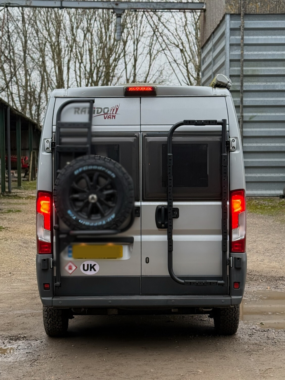 CANTONDZ Rétroviseur Intérieur Voiture 735585204 - Compatible Fiat Ducato, Citroën Relay, Peugeot Boxer 2014+ - Noir
